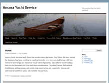 Tablet Screenshot of ancorayachtservice.com